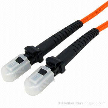 2.0mm Multimode Duplex Fiber-optic Patch Cord with MTRJ Connector and Ultra Low Back Reflection